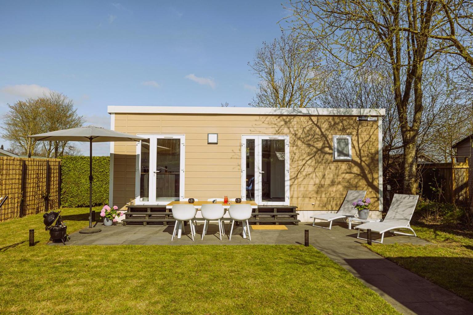 De Frije Fugel - Een Luxe Chalet Op De Friese Wadden Tzummarum Exterior foto